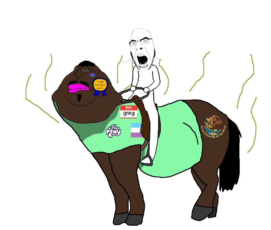 cobson, meximutt, morbidmutt, my little nametroonies, 2soyjaks, animal, award, bald, big lips, brown skin