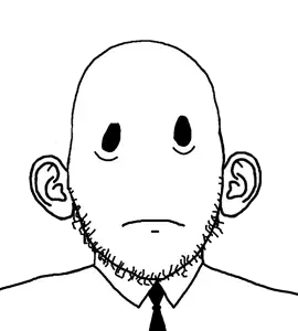 SoyBooru.com - 145904 - closed_mouth glasses natejak nuvariant soyjak stubble uncjak variant_uncjak yellow_hair.png