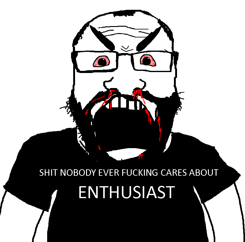 crimsonvoidhydra1488, markiplier soyjak, science lover, angry, beard, black shirt, blood, blood from nose, bloodshot eyes, careless