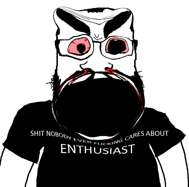 crimsonvoidhydra1488, markiplier soyjak, science lover, angry, beard, black shirt, blood, blood from nose, bloodshot eyes, careless