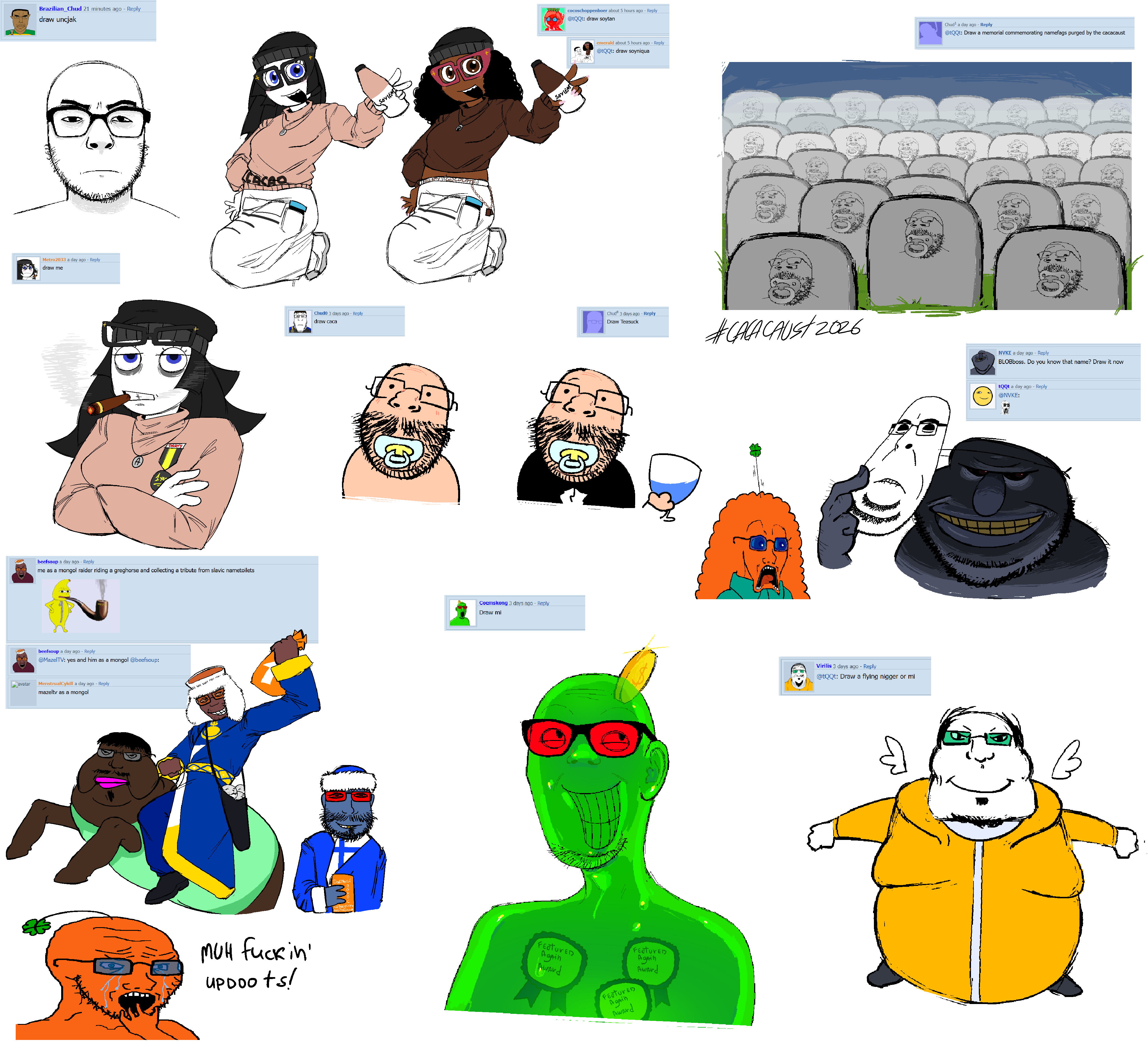tqqt, soyniqua, soytan, blobson, cobson, gapejak, gimper, impish soyak ears, soyak, uncjak