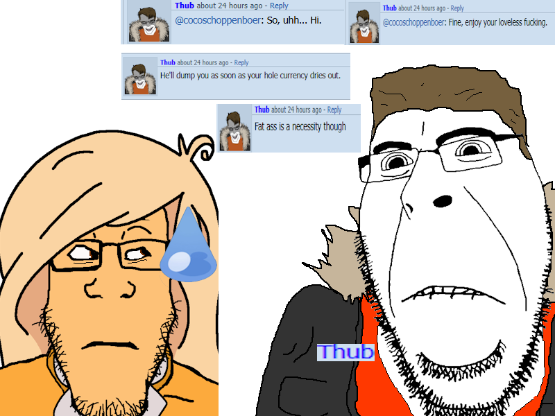 coco schoppenboer, cobson, markiplier soyjak, hornyson, neutralplier, 2soyjaks, biting lip, comment, glasses, gooner