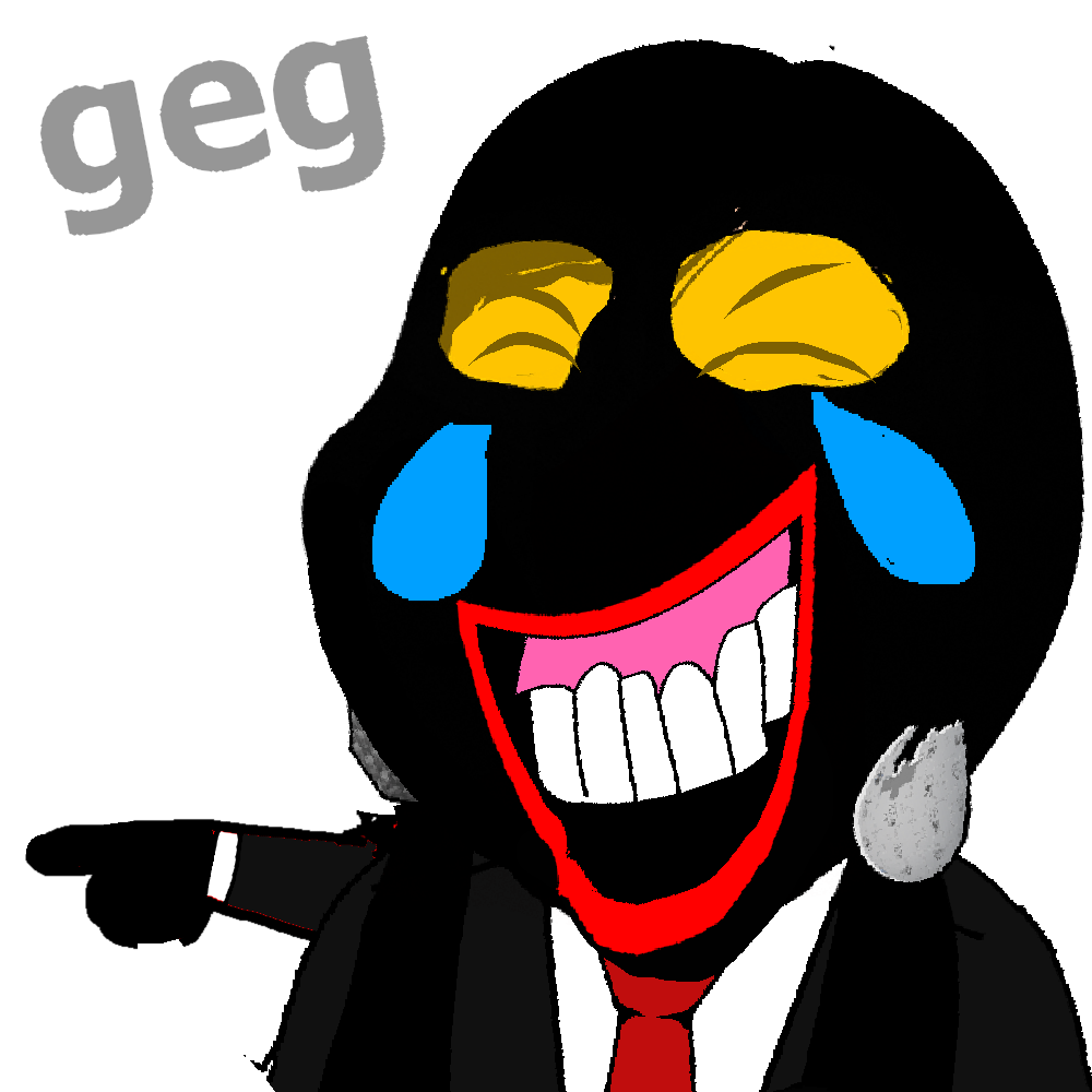 gapejak, female gapejak, cobblestonecuck, femjak, cobblestonemoji, big eyes, black hair, brown eyes, cleavage, closed eyes