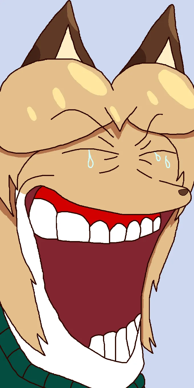 averi, pepe, pepelaugh, amphibian, animal, anthro, background, closed eyes, clothes, do nusois really