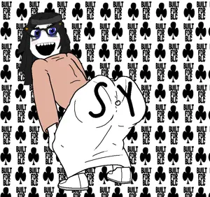 SoyBooru.com - 74001 - animated ass beanie clothes coomer_artstyle ext=gif full_body glasses hair open_mouth teeth text transparent transparent_background twerk variant_soytan_out.gif