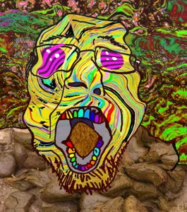bernd, colorjak, oh my god she is so attractive, deformed, glasses, open mouth, poop, poopjak, soyjak, stubble