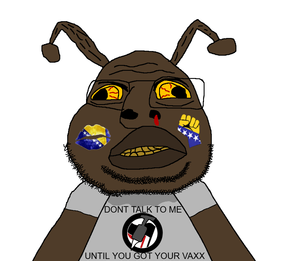 cobson, olgolroach, olgolstein, slopjak, proud olgolians, angry, animal, antifa, antifa badge, arm
