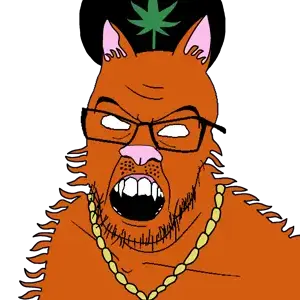 feraljak, angry, animal, cat, cat ears, chain, ear, ears, fangs, glasses