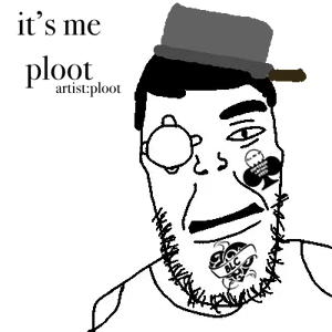 SoyBooru.com - 171917 - artist_ploot meta_namefags meta_self_insert ploot_(user) pot stubble subvariant_chudplier transparent_background variant_markiplier_soyjak white_skin.png