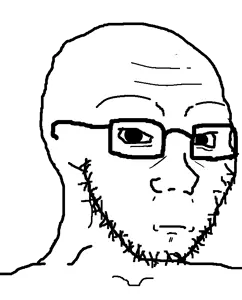 SoyBooru.com - 1 - glasses hair open_mouth series_genre_defining soyjak stubble teeth template variant_soyak (1).png