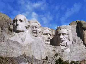 unknown, glasses, mount rushmore, open mouth, real life, soyjak, stubble