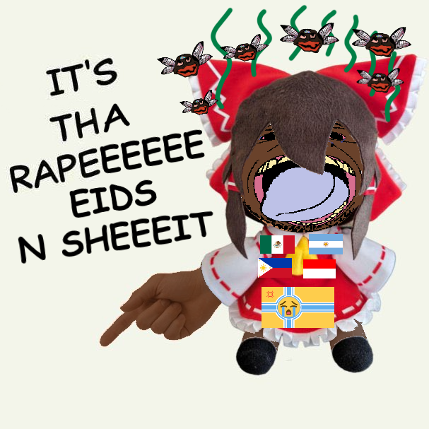 fatbvllorsomething, reimu hakurei, bernd, chudjak, chunky yummer, jartycuck, jartyfly, patrick, slopjak, animal