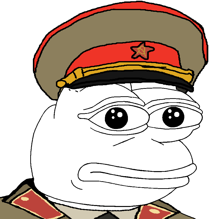 pepe, frog jannies, amphibian, animal, closed mouth, clothes, collar tabs, collared shirt, communism, ear