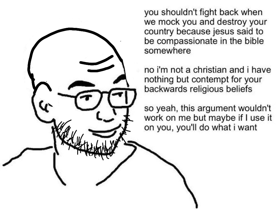 unknown, atheism, atheistcuck, beard, bible, christ won, christianity, clothes, glasses, jesus christ