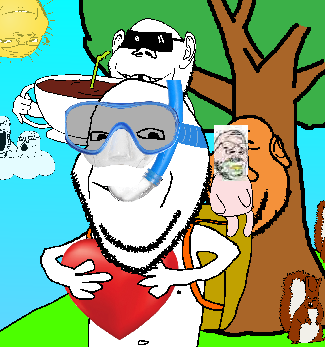 feraljak, gapejak, impish, impish soyak ears, impish tony, markiplier soyjak, tony soprano soyjak, babyjak, feralsquirrel, impdrink