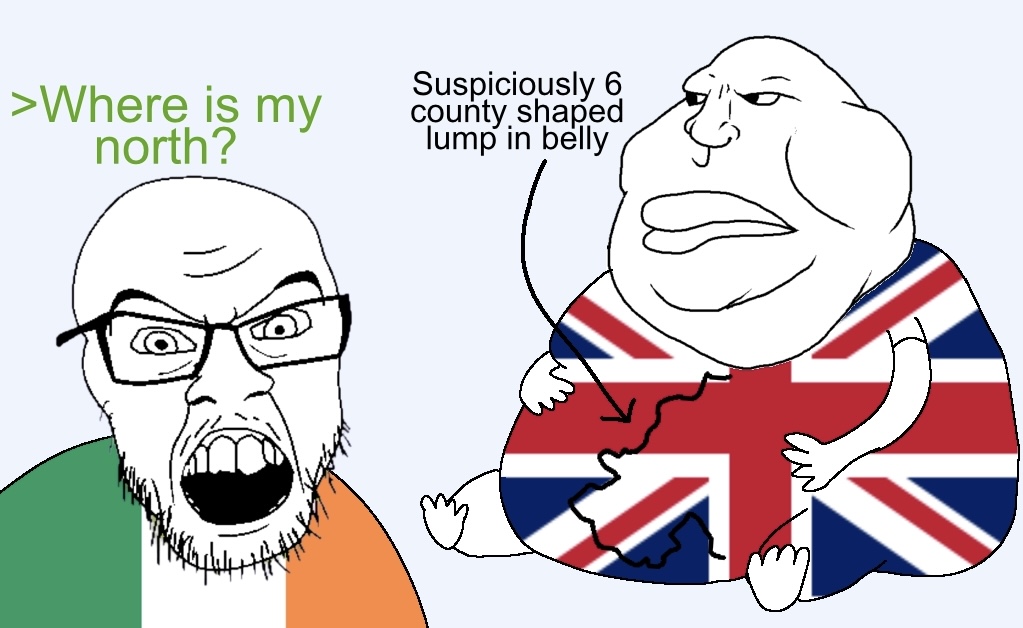feraljak, variant, angry, arrow, closed mouth, county, english text, fat, flag, full body