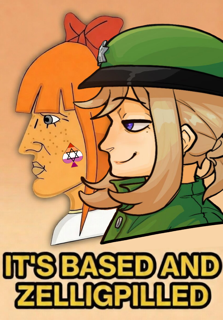 mymy schoppenboer, yes chad, it's based and christpilled, brown skin, closed mouth, female, isreal, jews, kike, lesbian