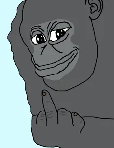 Gorilla pepe smug.png