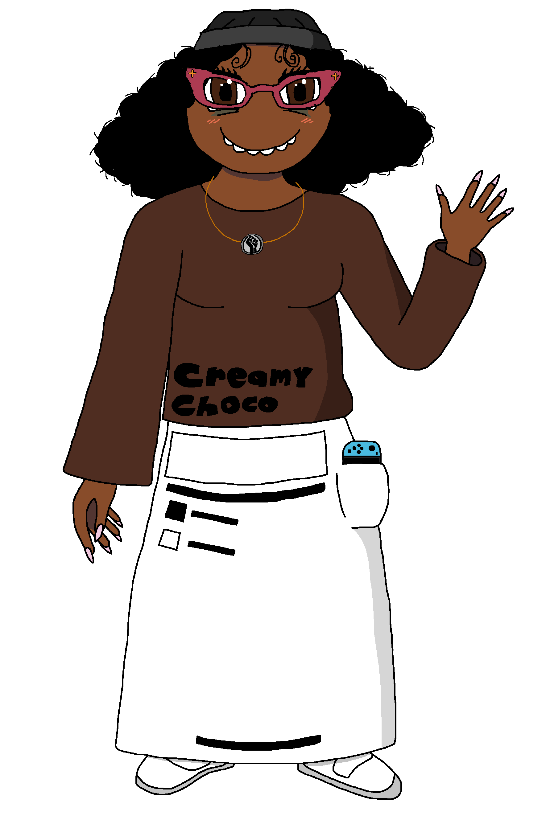 puertorican, soyniqua, soytan, afro, black lives matter, black skin, blush, curly hair, female, full body