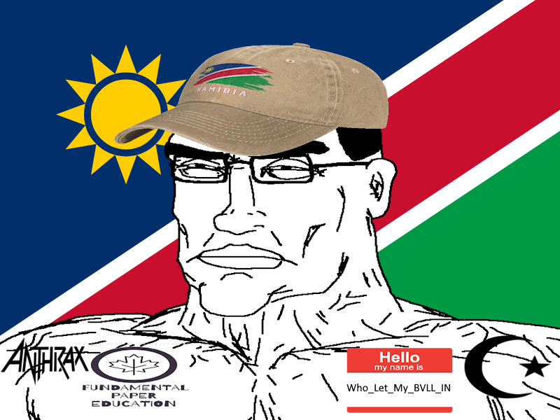 esl fnf pedo, chudjak, chudjak front, muscular chud, perceptive chud, nonexistent namefags, africa, anthrax (band), baseball cap, buff