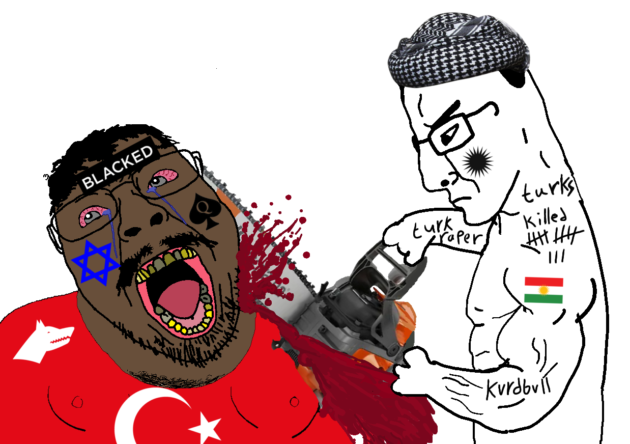 bernd, chudjak, chainsaw bernd, ack, black skin, blacked, bloodshot eyes, bnwo, chainsaw, hanging