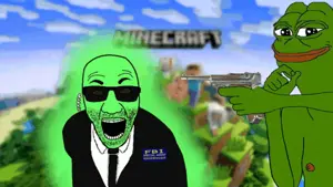 pepe, el perro rabioso, glowie, amphibian, animal, animated, blood, blood spray, dead, death