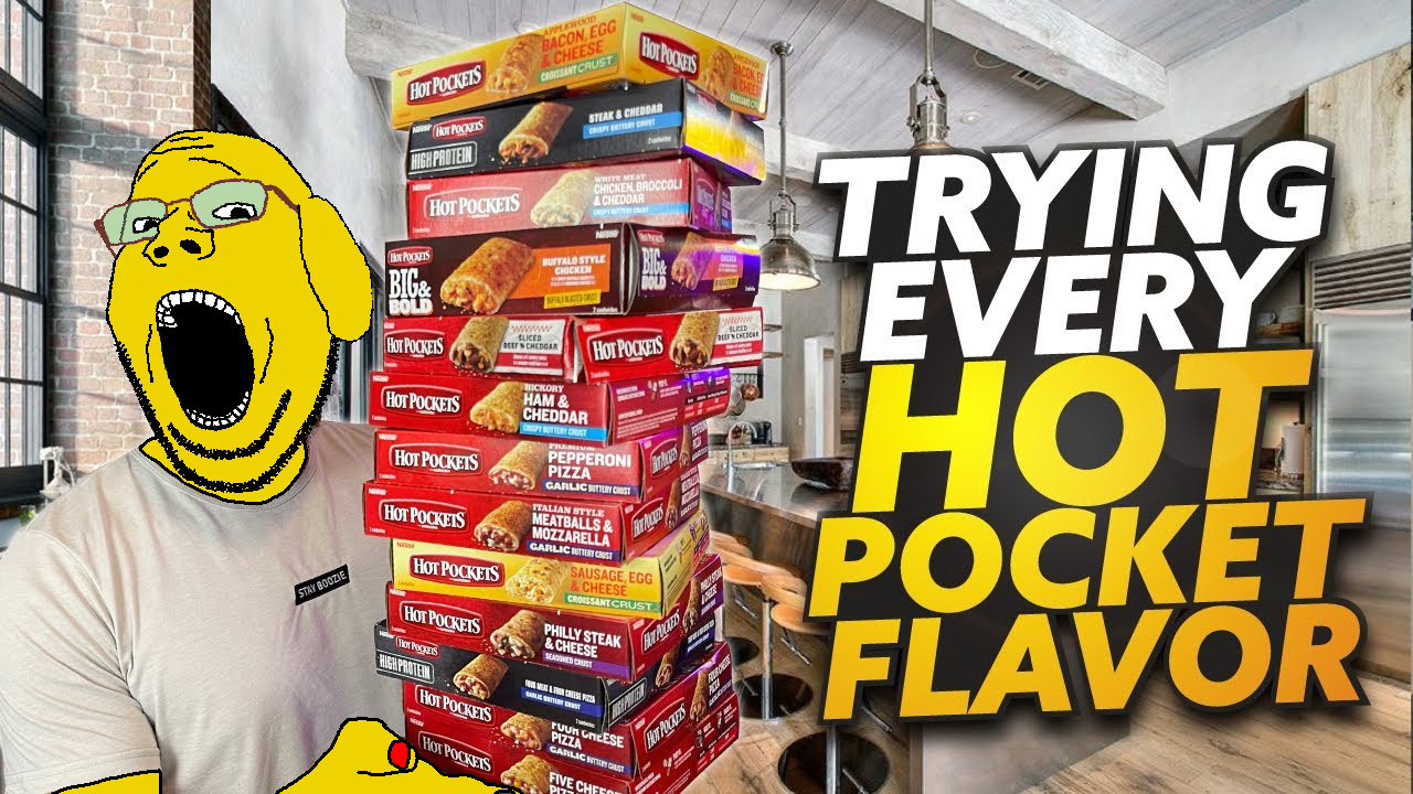 gapejak, wholesome soyjak, animal, box, dog, dog ear, ear, food, holding object, hot pocket