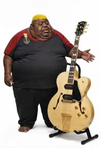 hunky plays the cheese guitar.MP4