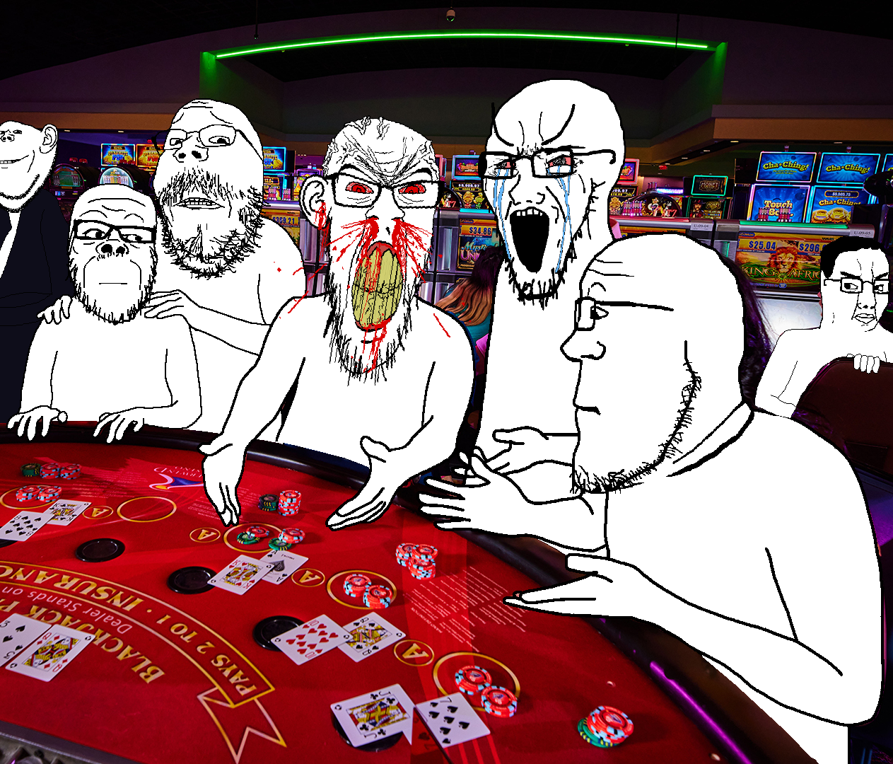 greenfag, a24 slowburn soyjak, chudjak, feraljak, gapejak, impish soyak ears, markiplier soyjak, soyak, feralrage, neutralplier