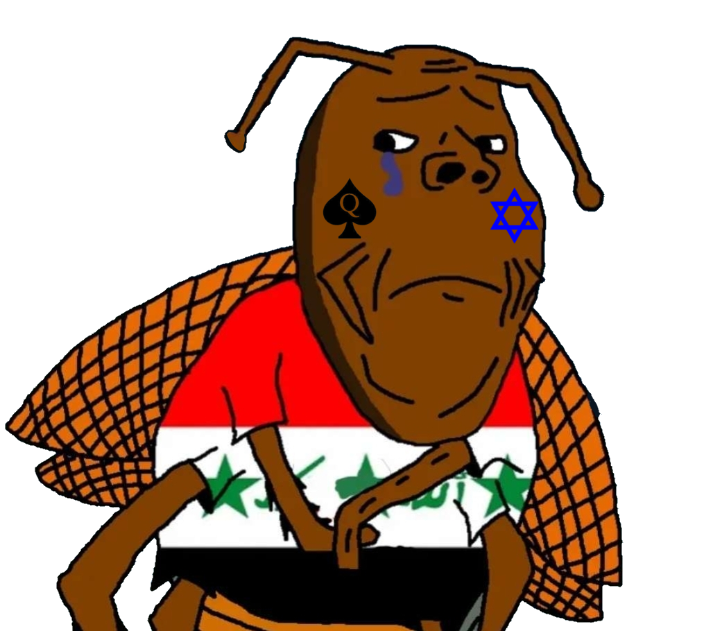 shad, gapejak, animal, baathism, baathist iraq, big iraqi cock, brown skin, bug, cockroach, crying