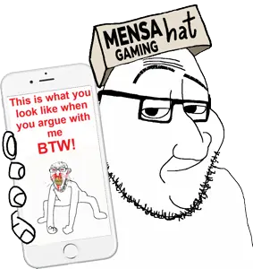 this is what u look like mensa gaming.gif