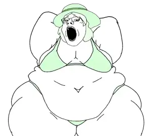 miss crystal, gapejak, female gapejak, femjak, bra, clothes, female, gape, green hat, hat