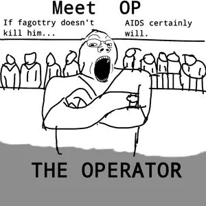 gapejak, aids, crossed arms, glasses, op, open mouth, soyjak, text, watch, wristwatch