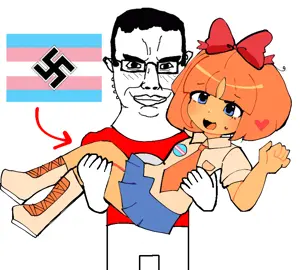 4552 - bow_tie bowtie chud chudjak heart holding holding_object love mymy nazi swastika trans trans_flag variant_chudjak.png