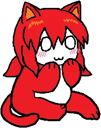 tama, animal, animated, bear, blush, cat, cat ears, catgirl, clothes, ear