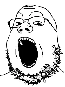 gapejak, obese gapejak, black eyes, chubby, fat, glasses, looking at you, nose, obese, open mouth