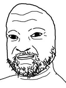 unknown, stubble, traced, transparent background, white skin, wrinkles