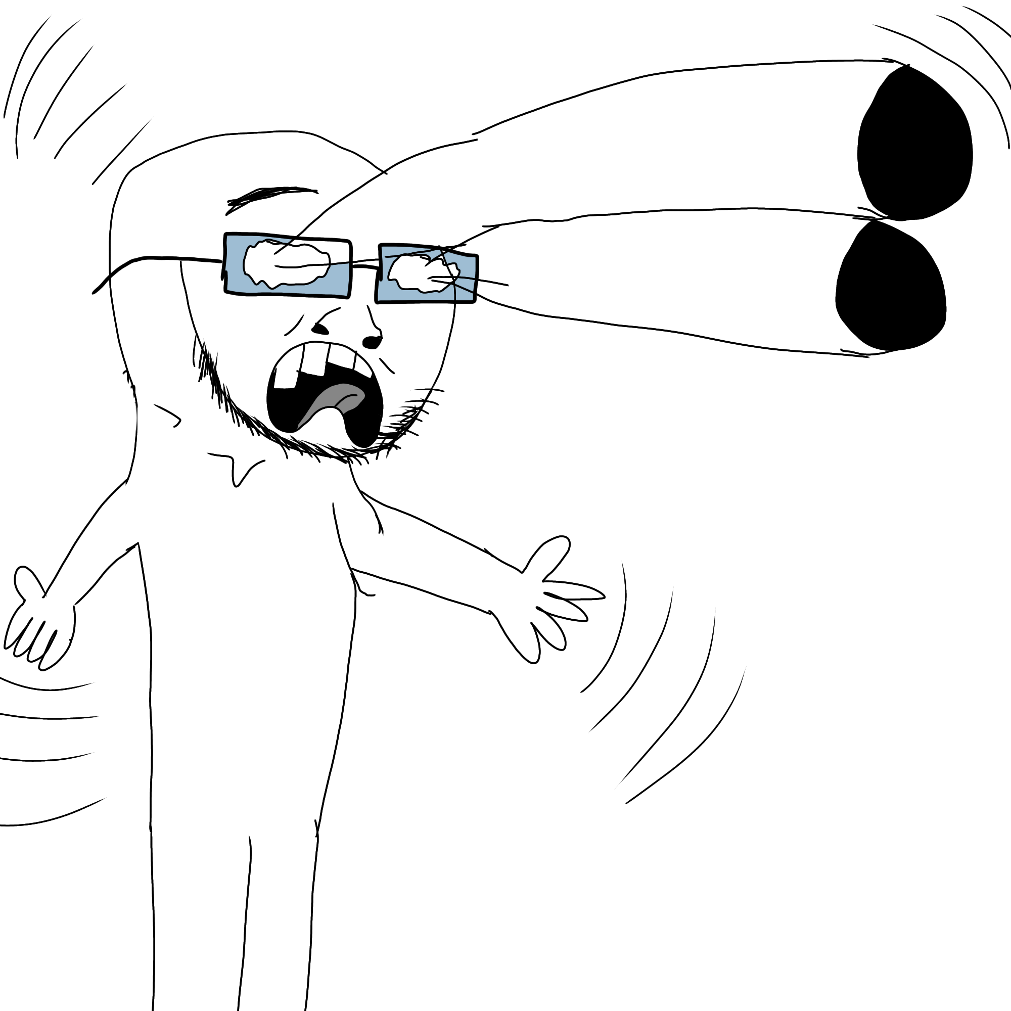 garry nealson, soyak, doctos, doctos, big eyes, drawfag, drawing, eyes, full body, glasses