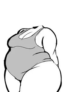 accessory, fat, overweight, tank top, transparent, transparent background