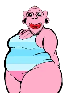 bernd, oh my god she is so attractive, brown hair, fat, hair, lips, looking at you, obese, overweight, pink skin