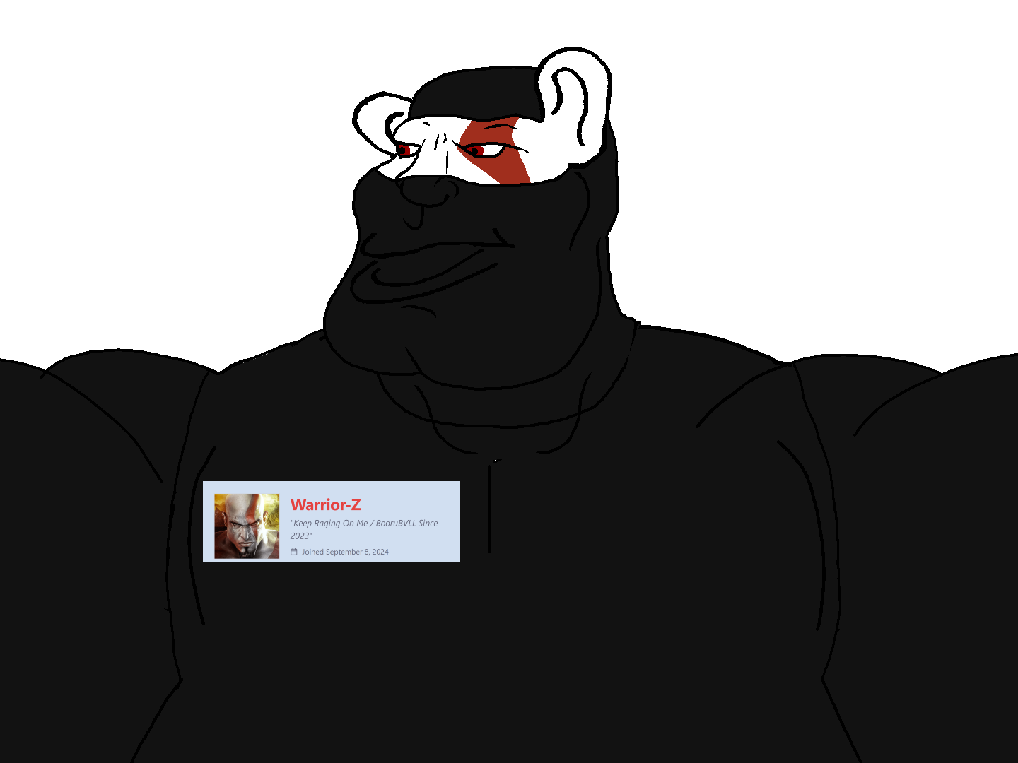 kratos, meximutt, mexiaryan, morbidaryan, revmutt, balaclava, black clothing, ear, mask, mutt lips
