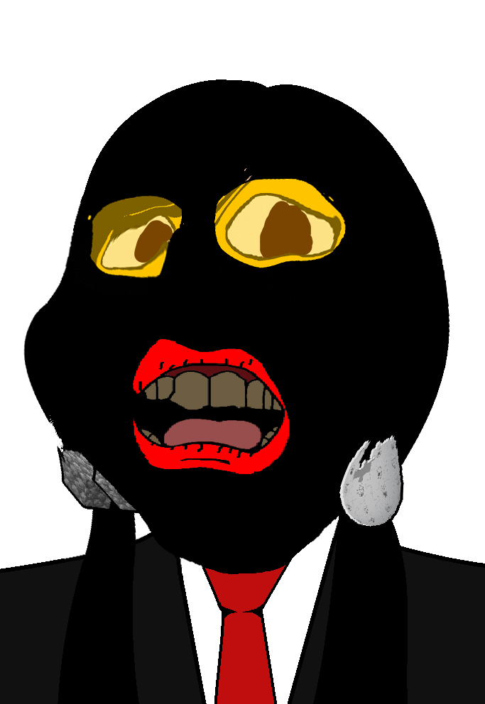 gapejak, female gapejak, femjak, abomination, admin, big eyes, big lips, clothes, creature, female