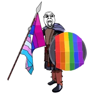 Pagan soldier with his LGBT armor.png