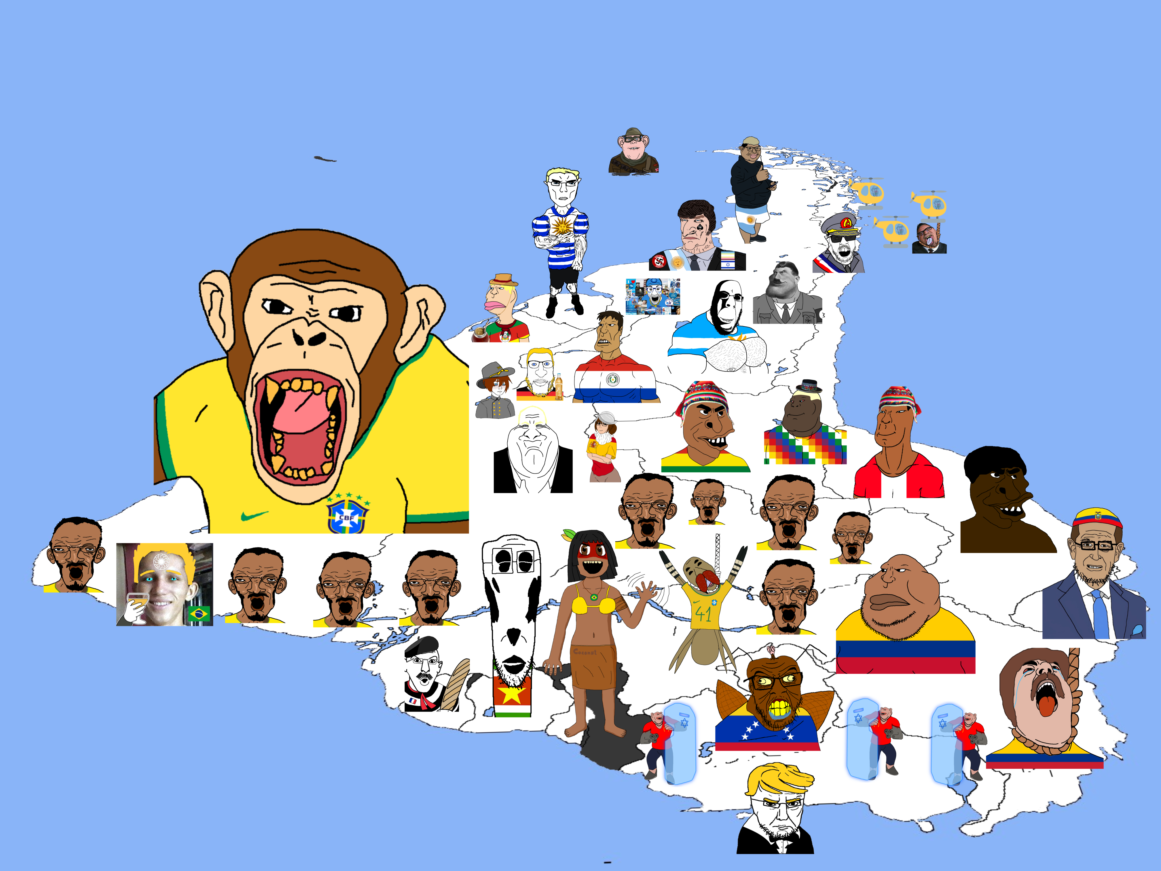 donald trump, soytan, twinkjak, wojak, 56jak, alicia, alienjak, bernd, bostileirojak, brandon