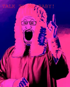 markiplier soyjak, colorjak, clothes, glasses, hair, judge, open mouth, real life, soyjak, stubble
