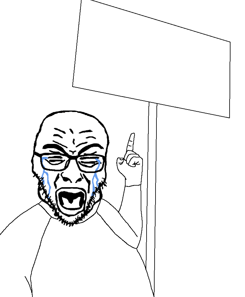 abortion lover, rupturejak, fusionjaks, arm, bald, bushy eyebrows, closed eyes, clothes, crying, eyebrows
