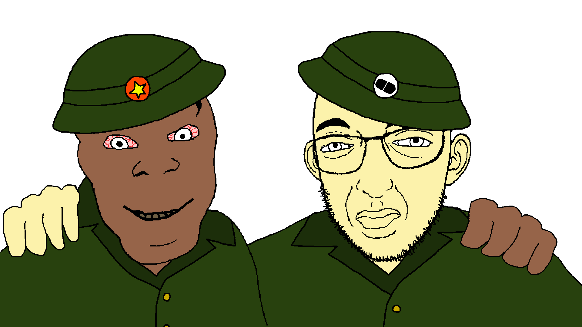 cuckjeet, feraljak, no more brother wars, blackpill, bloodshot eyes, brown skin, clothes, communism, cuckjeet, glasses
