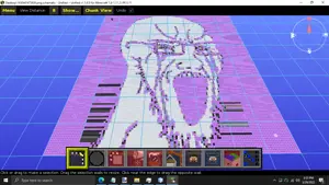 soyak, crying, glasses, mcedit, open mouth, screenshot, soyjak, stretched mouth, stubble, video game