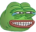 pepe, amphibian, animal, frog, green skin, kekking, laughing, laughter, lips, looking to the right