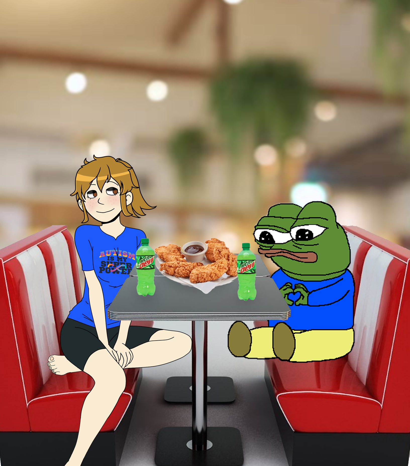 apu, ashbie moon, pepe, amphibian, animal, ashbie, aspie, autism, black eyes, black shorts